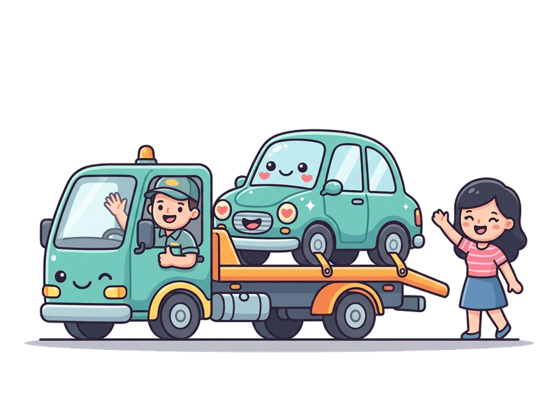 Step 3: We Collect — Our flatbed comes to you anywhere in Orpington & St Mary Cray. Typically within 24–48 hours. Driveway, garage, or street — we'll find you.